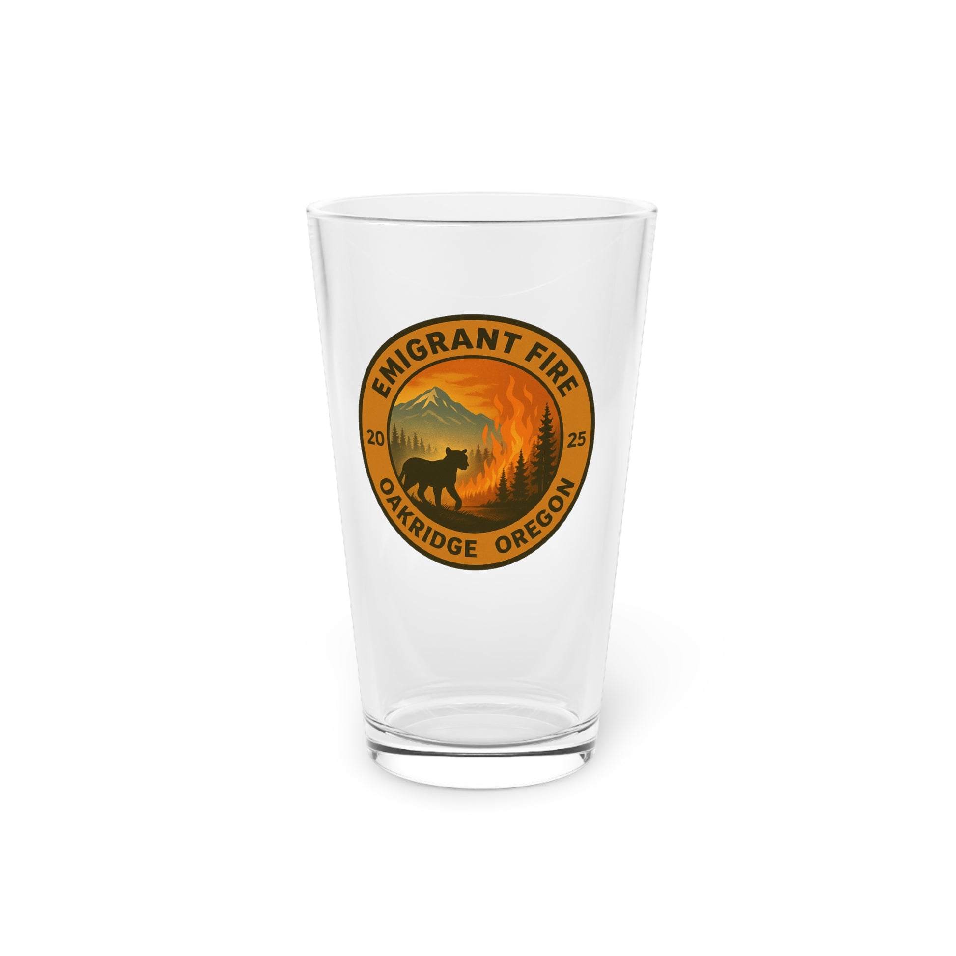 Emigrant Fire 16oz Pint Glass