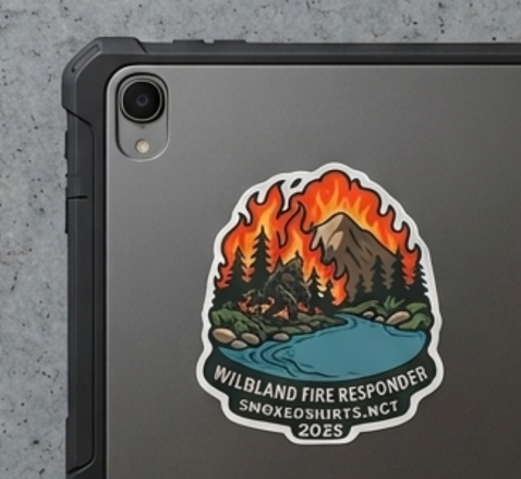 Wildland Fire Responder Bigfoot Sticker(2026 Edition)