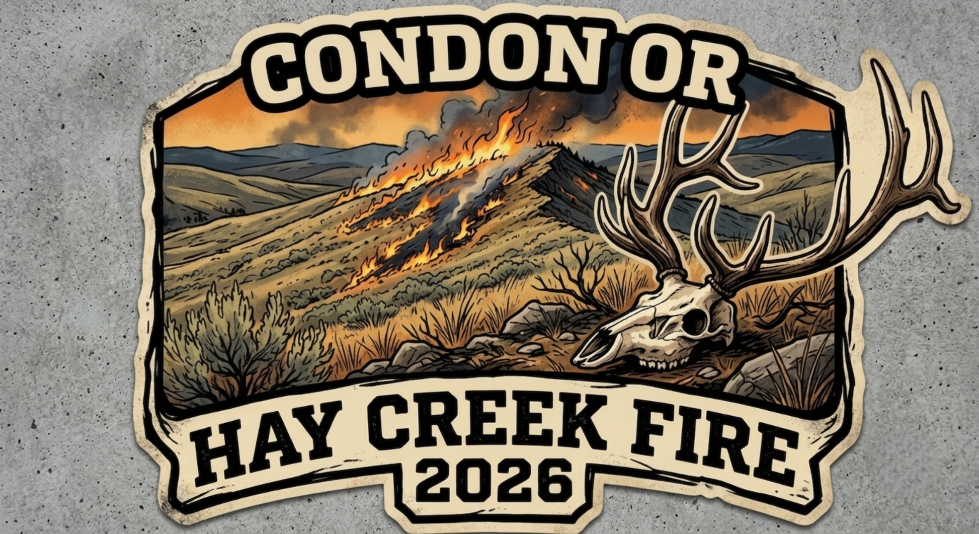 Hay Creek Complex Sticker